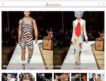 Tablet Screenshot of fashionblog.it