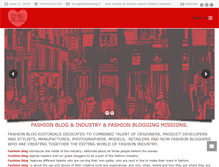 Tablet Screenshot of fashionblog.fr